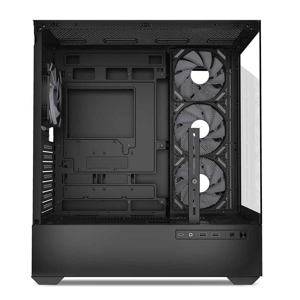Amazon | Sharkoon 背面コネクタ対応ミドルタワーPCケース SHA-AK6-RGB