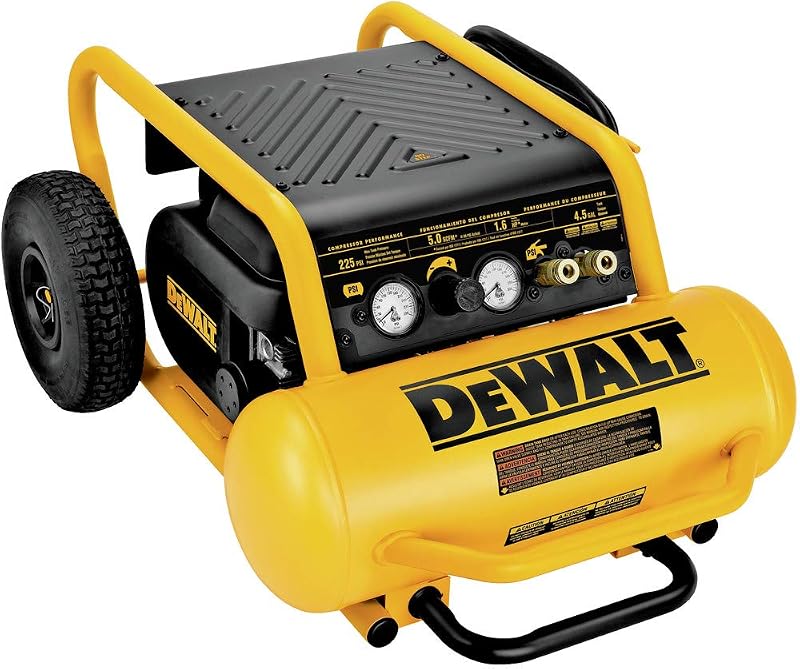 Compresor de Aire, Máximo 225-PSI, Transporte de Mano con Ruedas, 4-1/2 Galones (D55146)