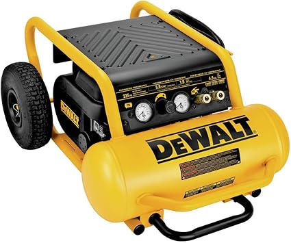 DEWALT Air Compressor, 225-PSI Max, Hand Carry with Wheels, 4-1/2