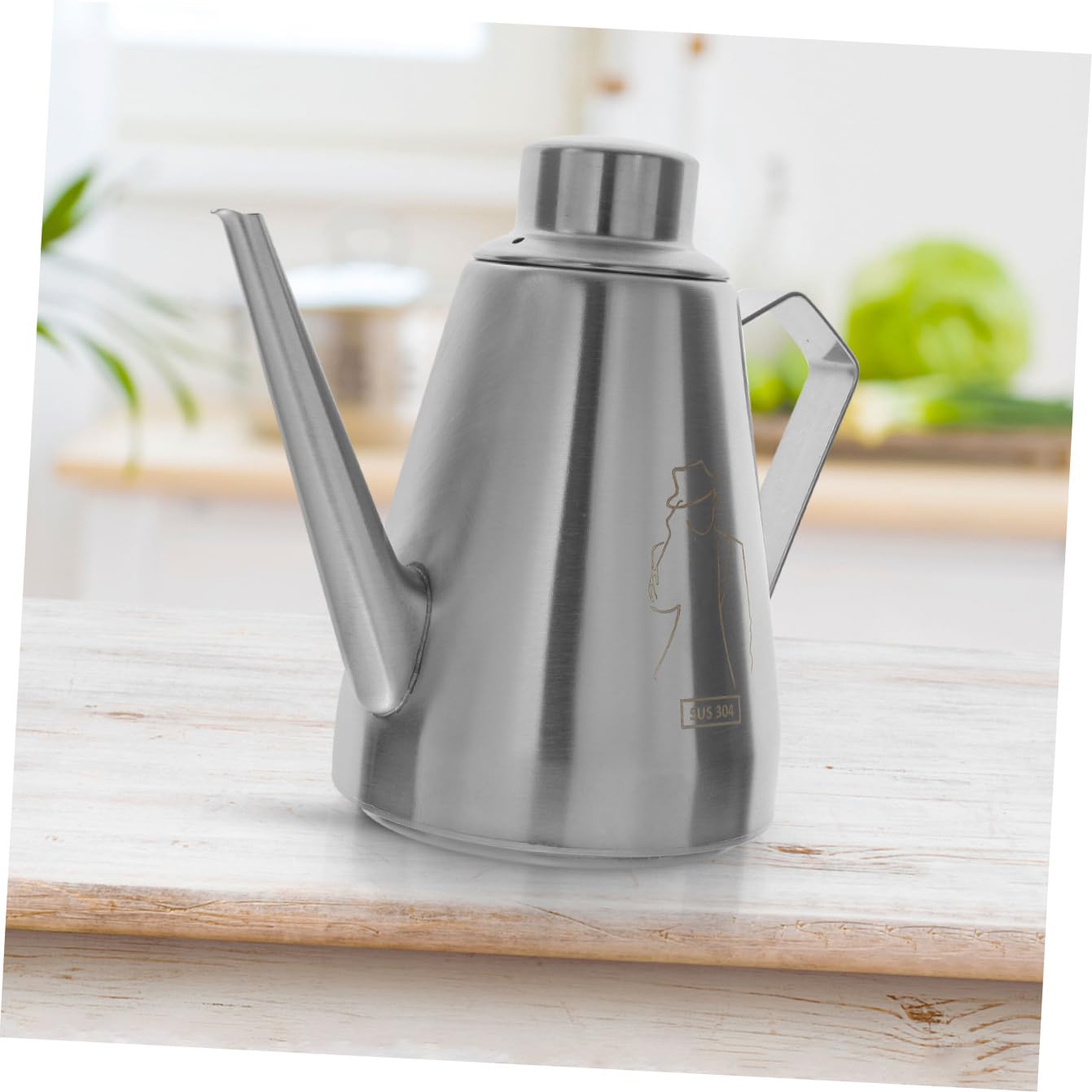 Cabilock 2piezas Botella Dispensadora De Aceite y Vinagre Inoxidable Cocina y Para Aderezos y Condimentos