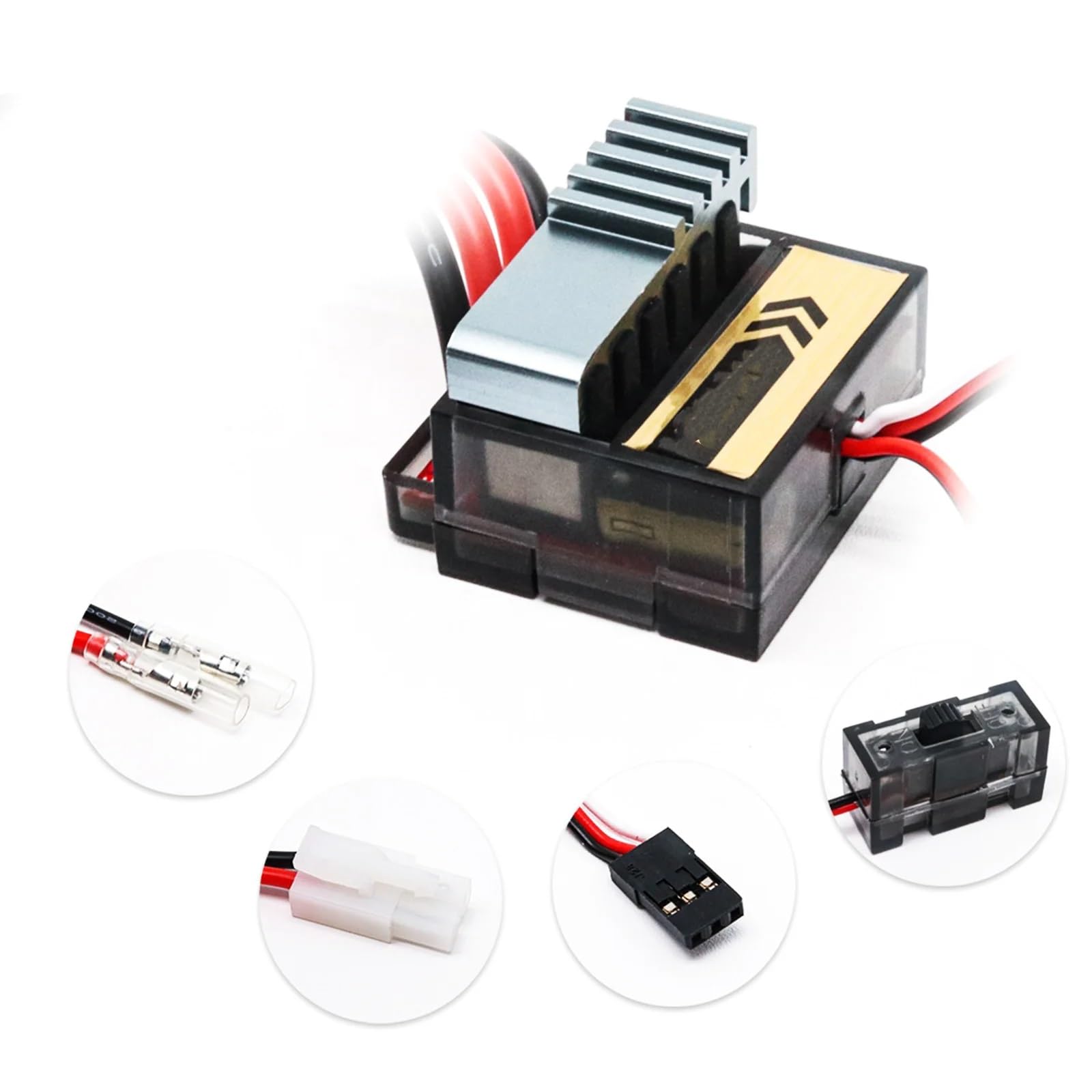 RC Componenti ESC Per SCX10 Per TRX4 Per TRX6 1/8 1/10 320A Spazzola Regolatore Di Velocità Elettrico Cingolato Camion RC Parti Automobili Accessori Modificati