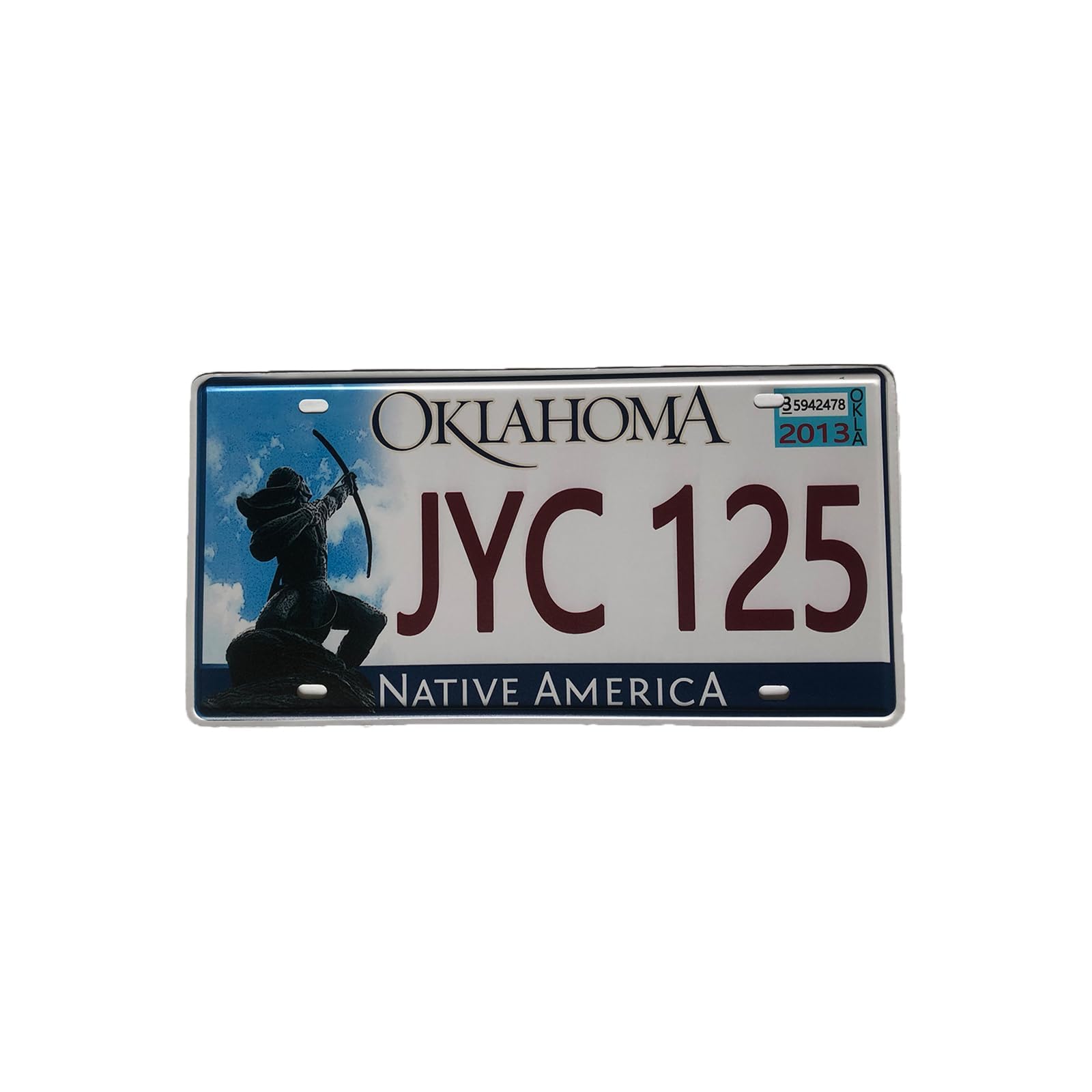 Amazon.com: Oklahoma License Plate Aluminum Novelty License Plate