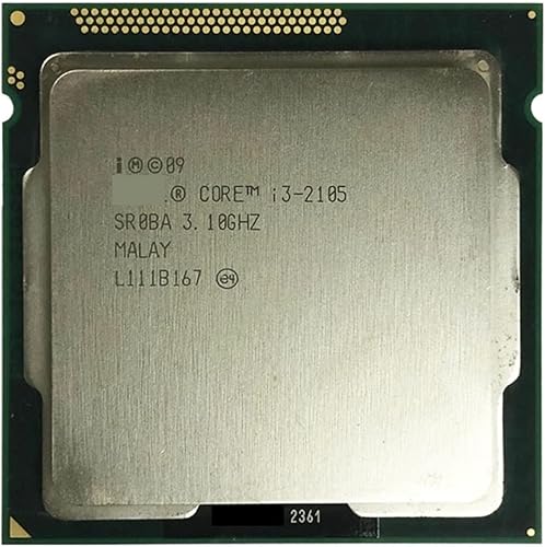 CPU Core I3-2105 I3 2105 3.1 GHz Dual-Core CPU Processor 3M 65W LGA 1155 Responsive and Powerful