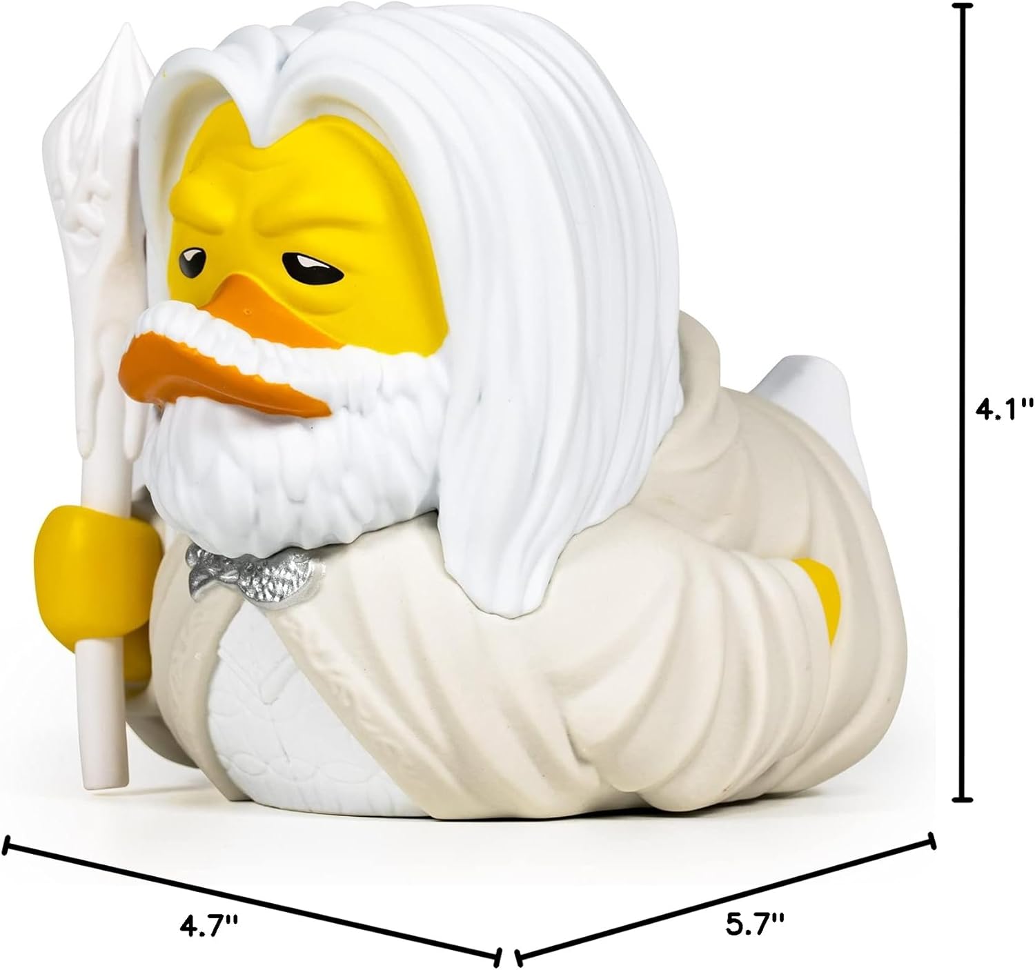 TUBBZ Boxed Edition: Lord of The Rings - Gandalf The White Cosplaying Rubber Duck Vinyl Figure