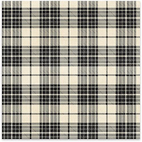 Primitives-by-Kathy-Decorative-Disposable-Paper-Table-Runner-Black-White-Plaid-Pattern-30-Ft-x-20-in Primitives by Kathy Decorative Disposable Paper Table Runner Black White Plaid Pattern 30 Ft x 20 in