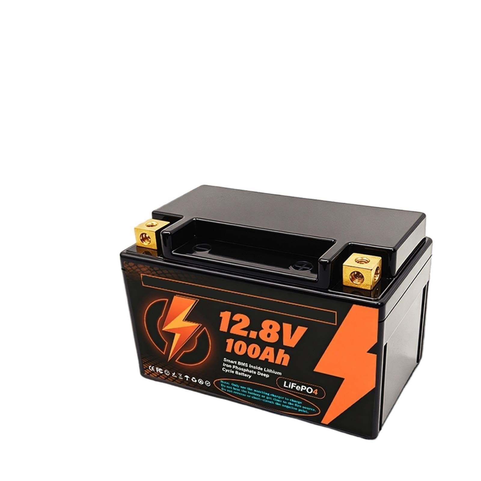 Batería De Litio 12V 100Ah LiFePO4 100A BMS 6000+Cíclica