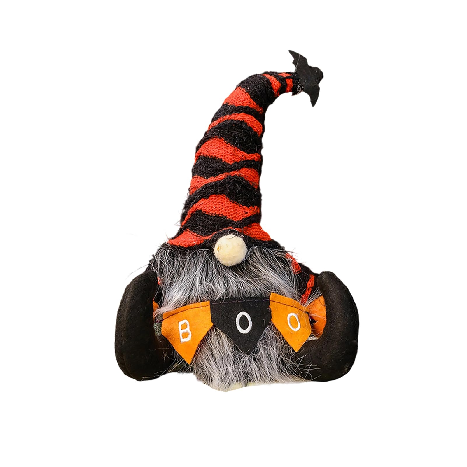 ZhzeYun Halloween Gnome Decoration, Spooky Plush Swedish Tomte Figurine