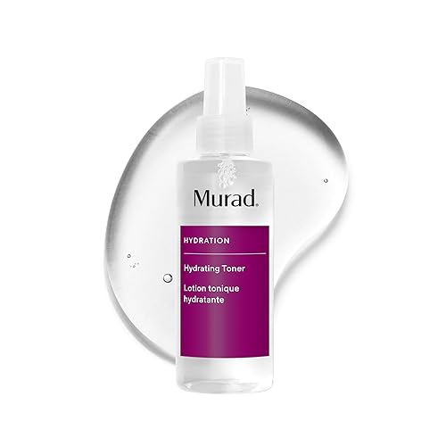 Murad Tóner hidratante – Tónico facial sin alcohol que reabastece la humedad con lecitina, semilla de uva, extractos de melocotón y pepino para