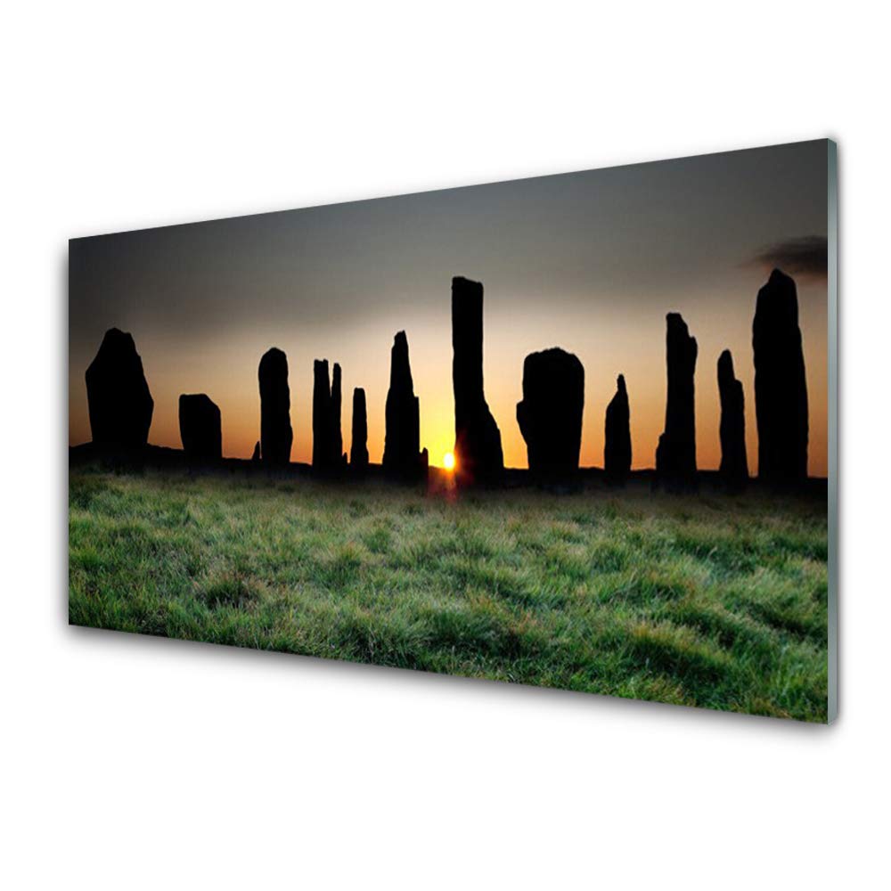 Impression sur Verre Trempé Art Rock Tulup, Tableau Mural Moderne Décoration Haute Définition