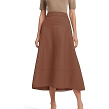 Jild Real Lambskin Leather Skirts for Women High Waist Classical Mid Length Going Out Skirt with Stylish Patchwork