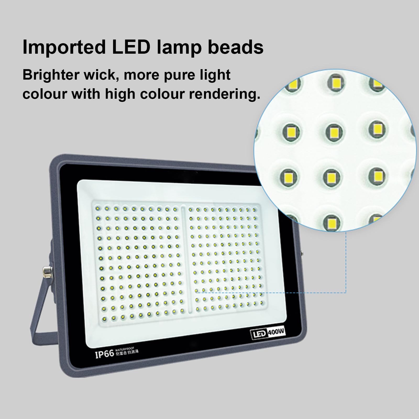 zewnętrzna lampa solarna, Reflektory LED 50–400 W — zewnętrzne światło robocze Lampy(50W)