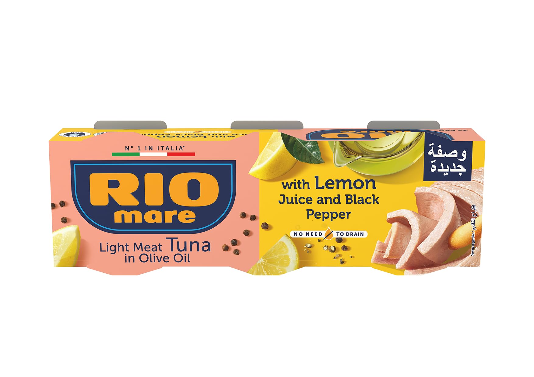 Tuna Lemon & Pepper 65G x 3