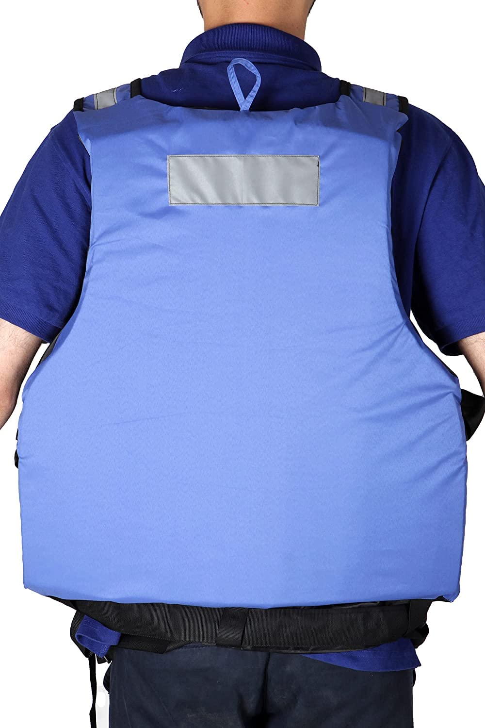 jilani Easy wear Adult Safety Life Jackets Vest, Weight Capacity up to 90 kg Buoyancy 100n Blue 3