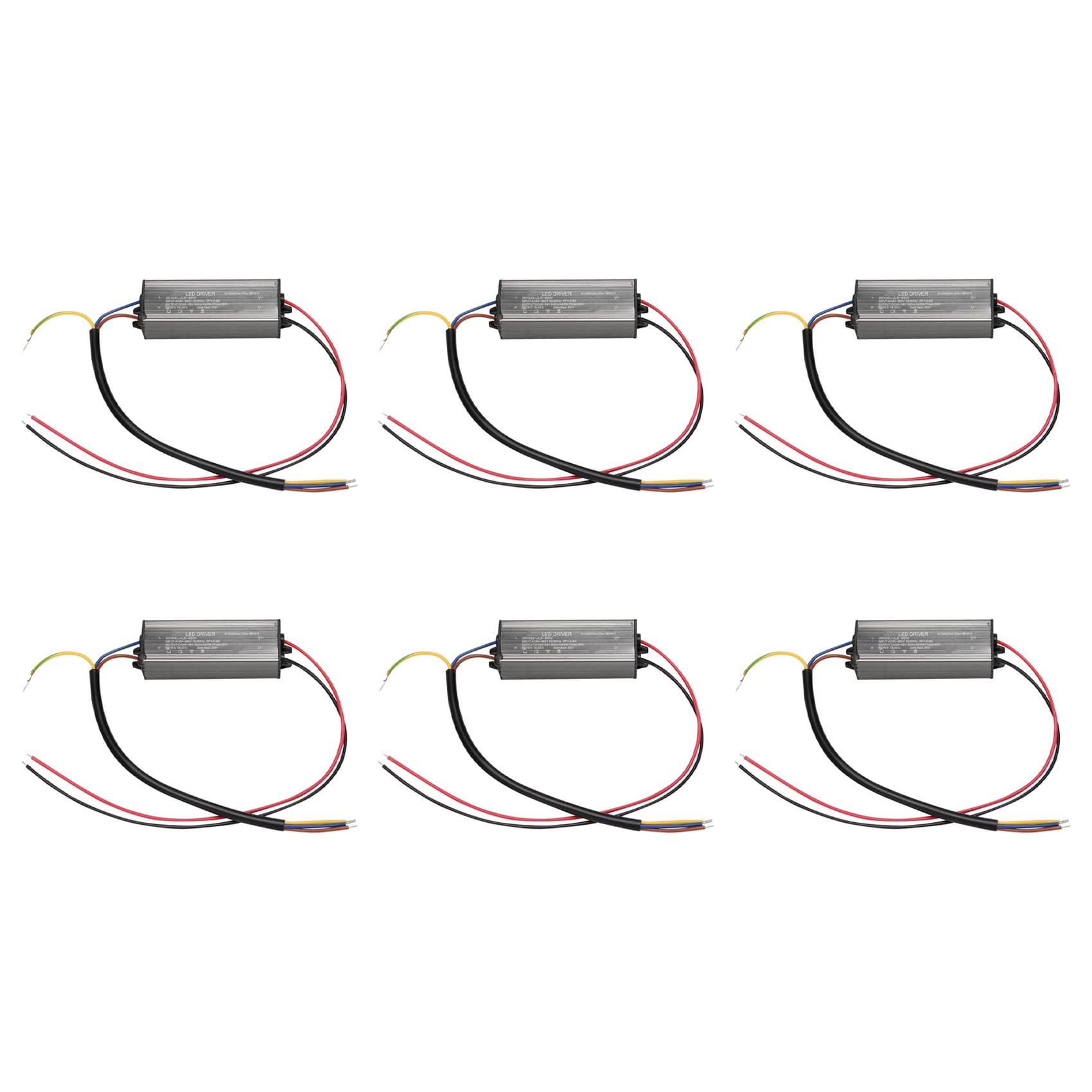 Jnchdghwa As Shown 6X 30W Led Driver Constant Current Driver Power Supply Transformer Waterproof