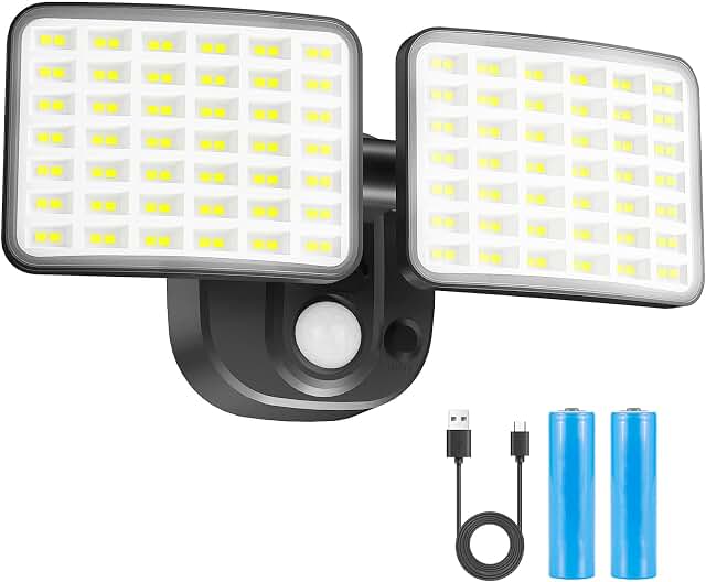 Rechargeable Outdoor Lights with High Brightness