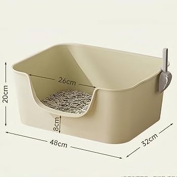 Amazon | Kaziro おねこさま 猫用トイレ 大型 大容量 飛び散ら