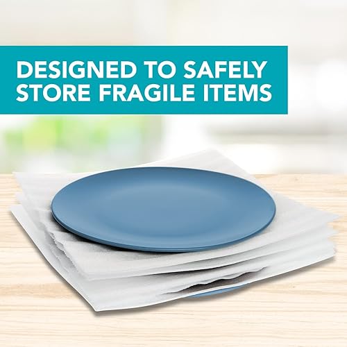 Miniatura 10 de Hojas de espuma de 12 x 12 pulgadas para embalaje de suministros de mudanza, espuma de embalaje de espuma de cojín para platos, China, cristalería,