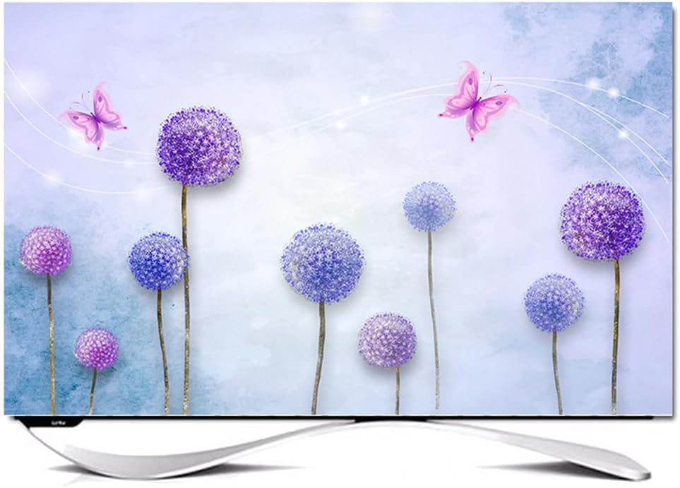 G,80in, TV Protector Cover TV Dust Cover Indoor Display Cover Soft TV Screen Protector for Stand Mounted Televisions LED LCD TV Dust Cover PC Display Protector Screen Cover