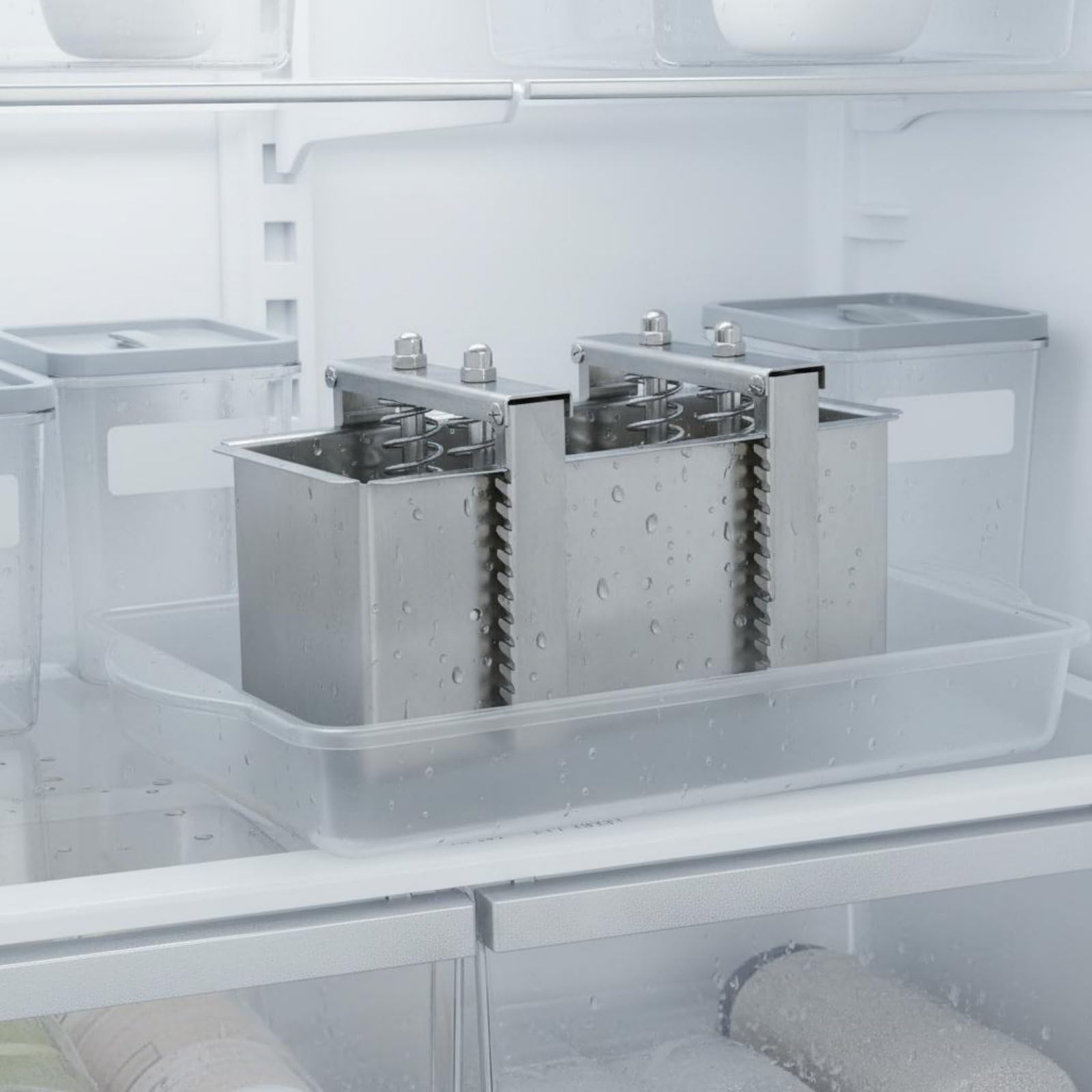 Stampo per Carne in Acciaio Inox Solido Pressa Regolabile Meccanica Utensile Cucina Multifunzione Tagli di Carne E Salumi Adatto a Cucine Domestiche, 2.5KG, Fixed Bottom