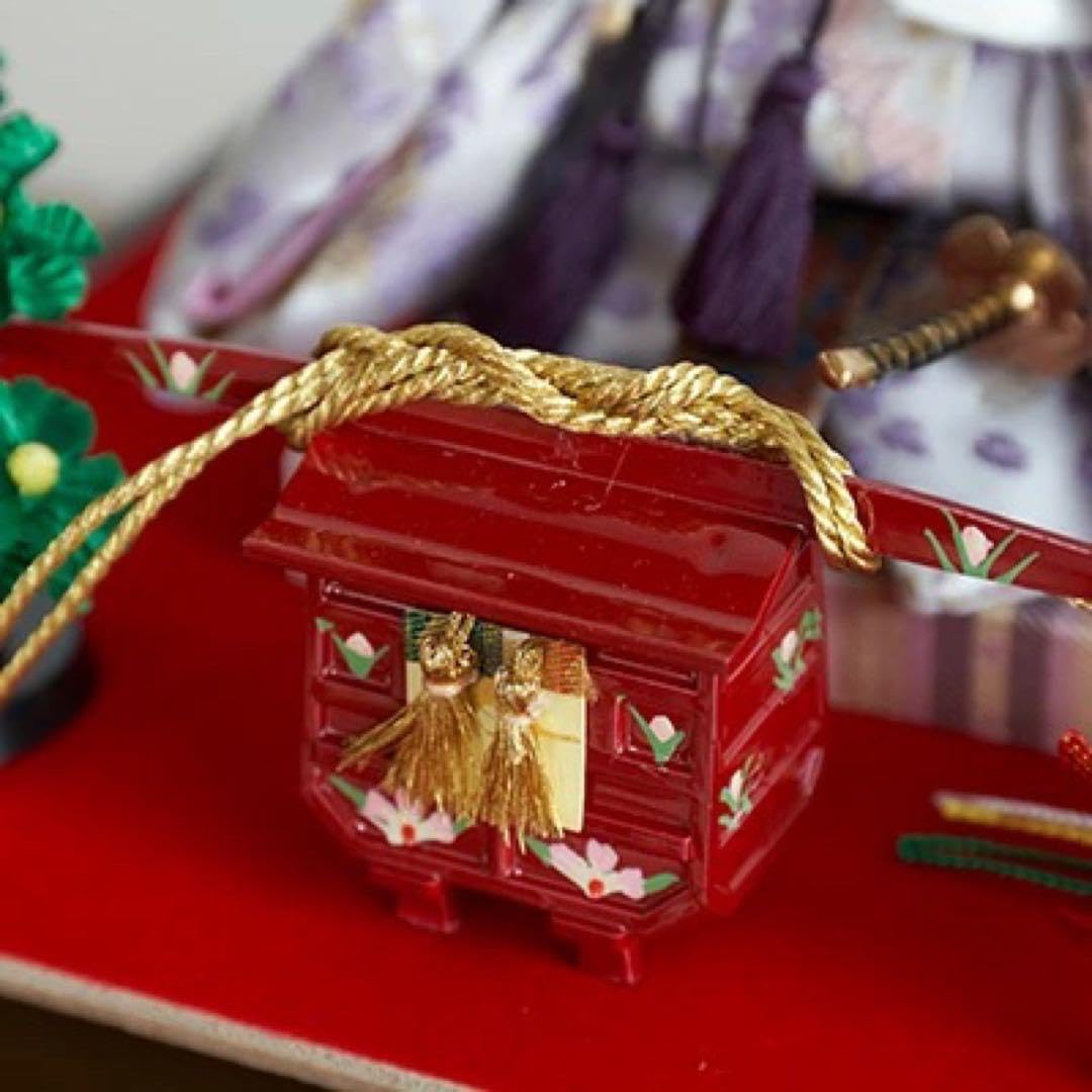 ひな人形 雛人形 コンパクト 日本製 ケース飾り ひなまつり TKN09