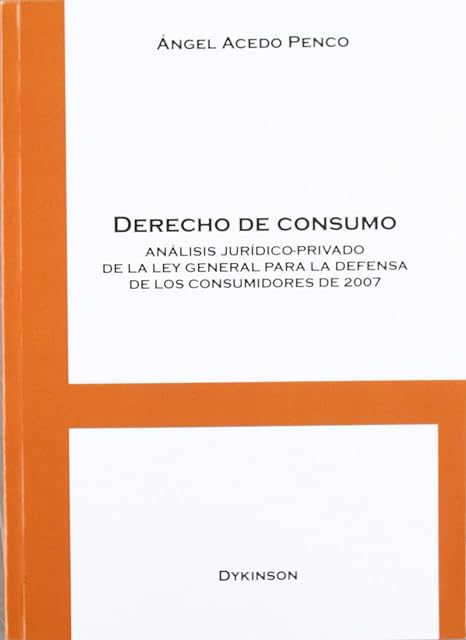 Portada de Derecho de Consumo