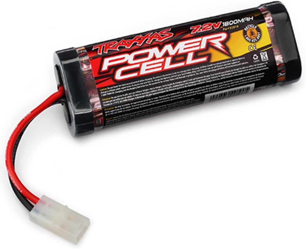 Traxxas Nitro Rustler 2.5 7.2V NiMH 1800 mAh BATTERY & 2 AMP CAR CHARGER 6C