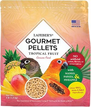 Lafeber Gourmet Pellets - Tropical Fruit - Conure - 1.81kg