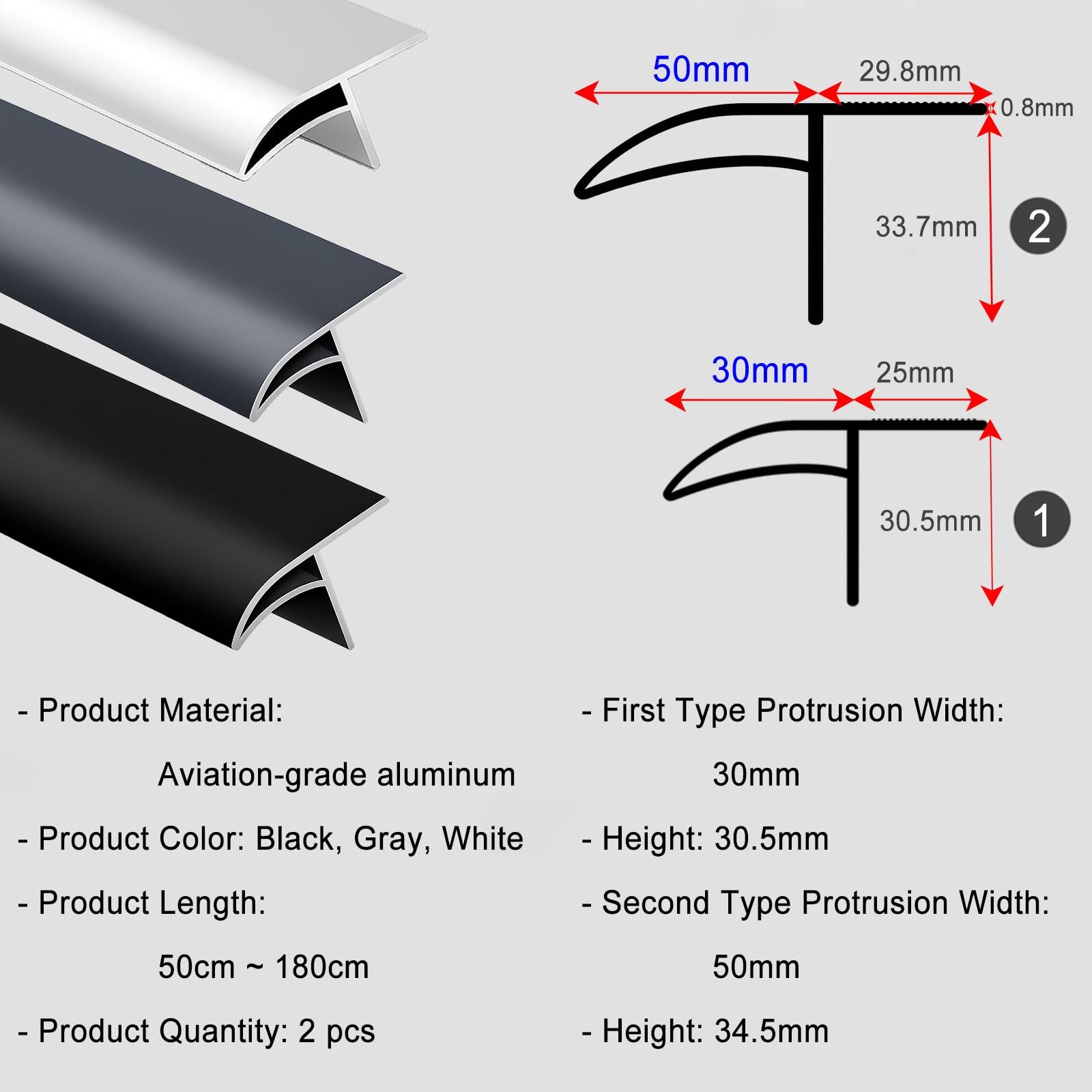 vierteaguas muro exterior Línea de goteo para aleros, tira metálica de 30 50 mm de ancho, deflector de techo para pared de patio, desviador de canalón lluvia(Gray,W 50 MM L 160 CM)
