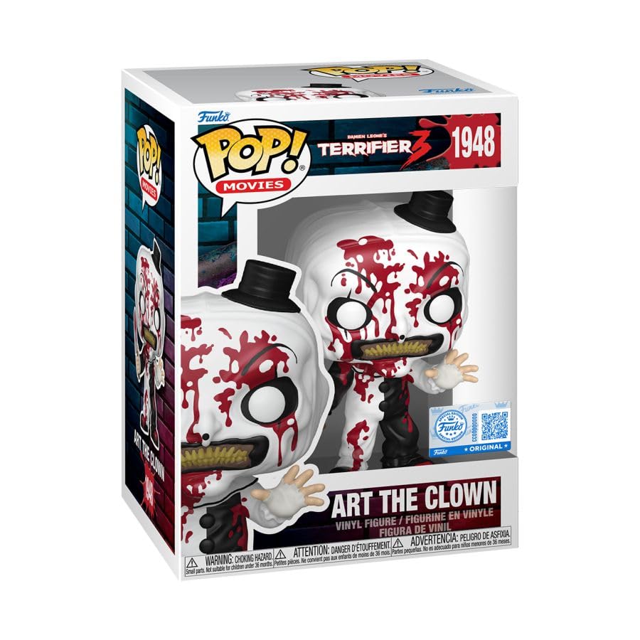 Funko POP! Movies Terrifier 3 Art The Clown 1948 para exhibir en tu repisa friki 4
