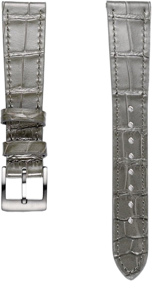 yingyingjia Watch Bands Blue Quick Release Alligator Embossed Replace Watches Strap 18mm 19mm 20mm 21mm 22mm