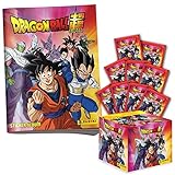 Die Sammelkollektion zur Dragon Ball Super Stickerkollektion umfasst insgesamt 204 Sticker und 36 Spezial Sticker, ein Panini Stickeralbum für 32 Seiten Sammelspaß und ein tolles Poster