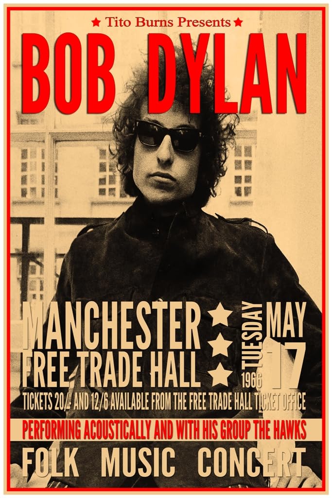 Bob Dylan 1966 Manchester Free Trade The Hawks The Band Tour Live