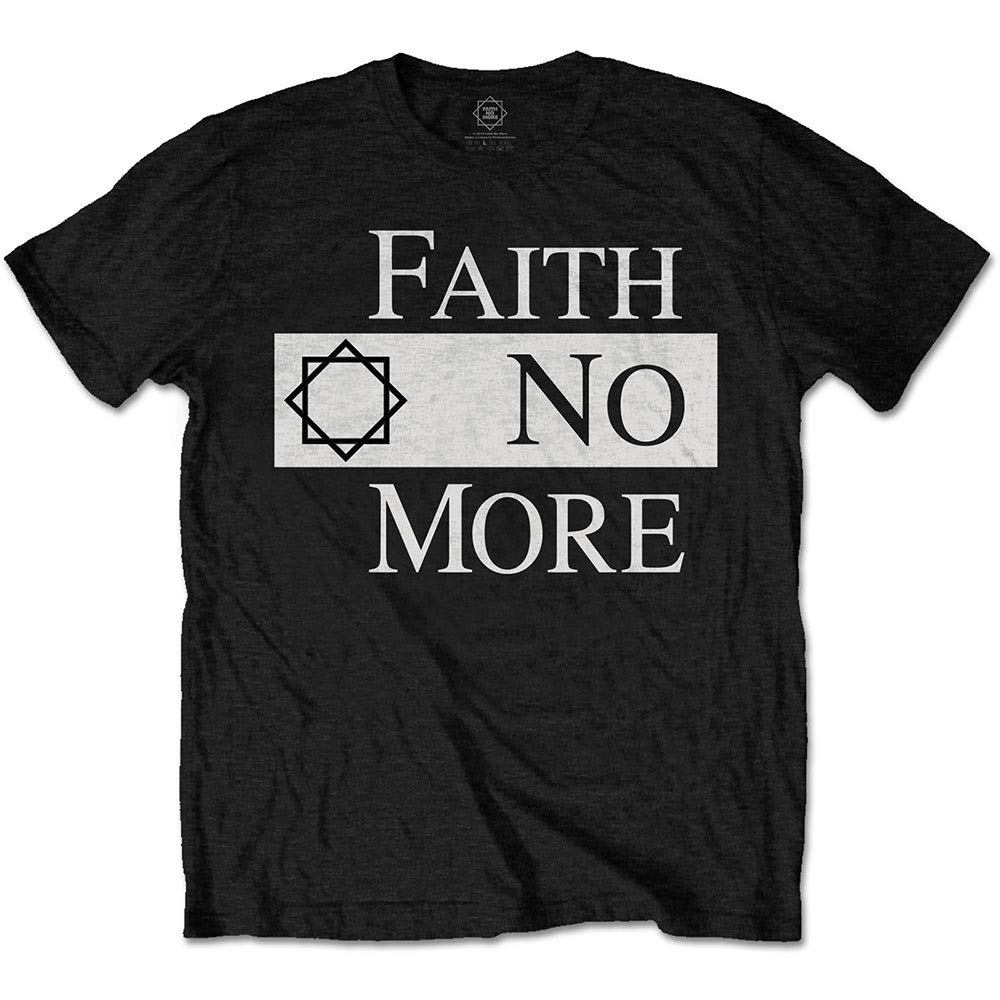 Faith No More Classic Logo V.2. Official Tee T-Shirt Mens Unisex (XX-Large) Black