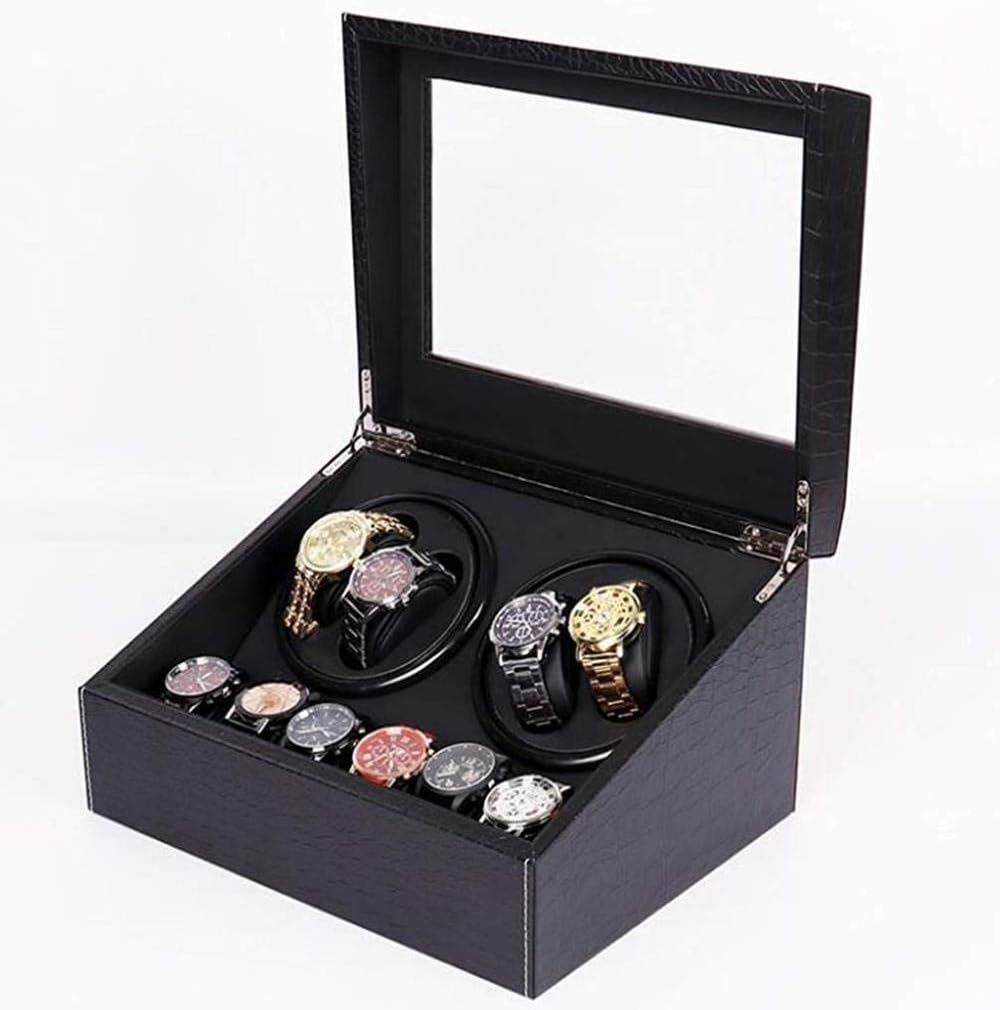 Watch Winders Watch Shaker Watch Box Winder Watch Shaker Rotating Mechanical Watch Automatic Winding Box Storage Box Fashion Watch Winder Display Watch Box