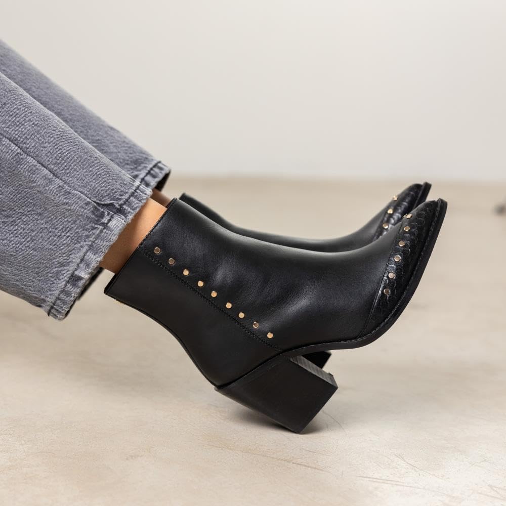 GIOSEPPO Botines Cowboy TACÓN Piel MAISSAU