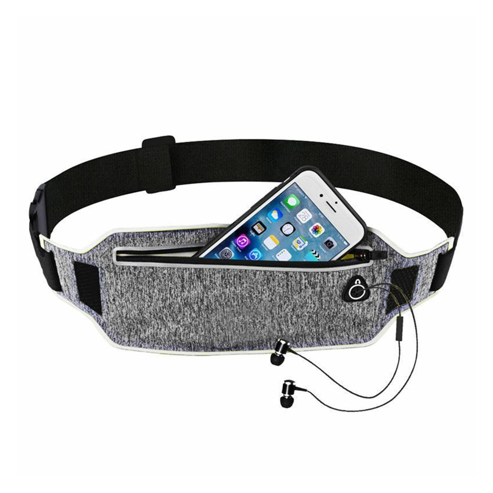 1pc Running Sport Bum Bag Pack Reise Bauch Taille Geldgurt Zip Wanderbeutel Brieftasche