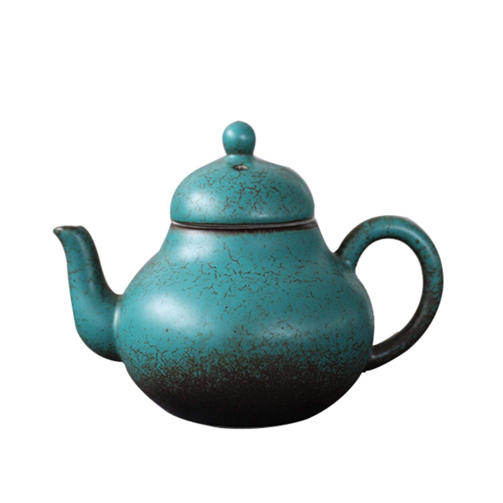 FQYYDD Teapot Tangpin Ceramic Teapots Pear Shape Traditional Tea Pot 200Ml