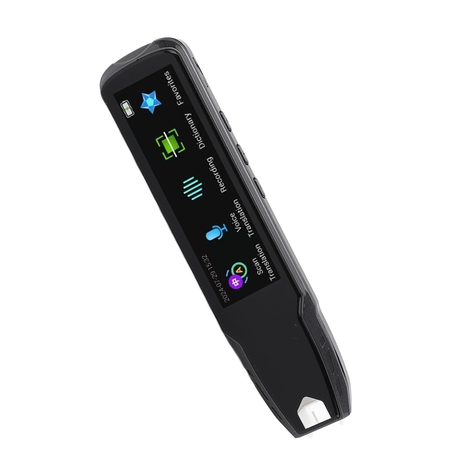 Fafeicy Penna per Traduzione Penna Traduttore Lingua Portatile con Scansione di Online Offline Funzione di Registrazione 1050mAh 2,75 Milioni di Vocaboli per Studenti Viaggiatori Lettura Libri (GRAY)