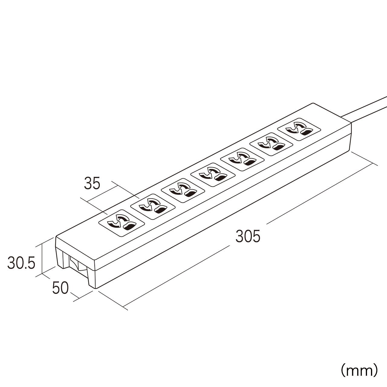 Amazon.co.jp: サンワサプライ 電源タップ 5個口連動集中スイッチ+雷
