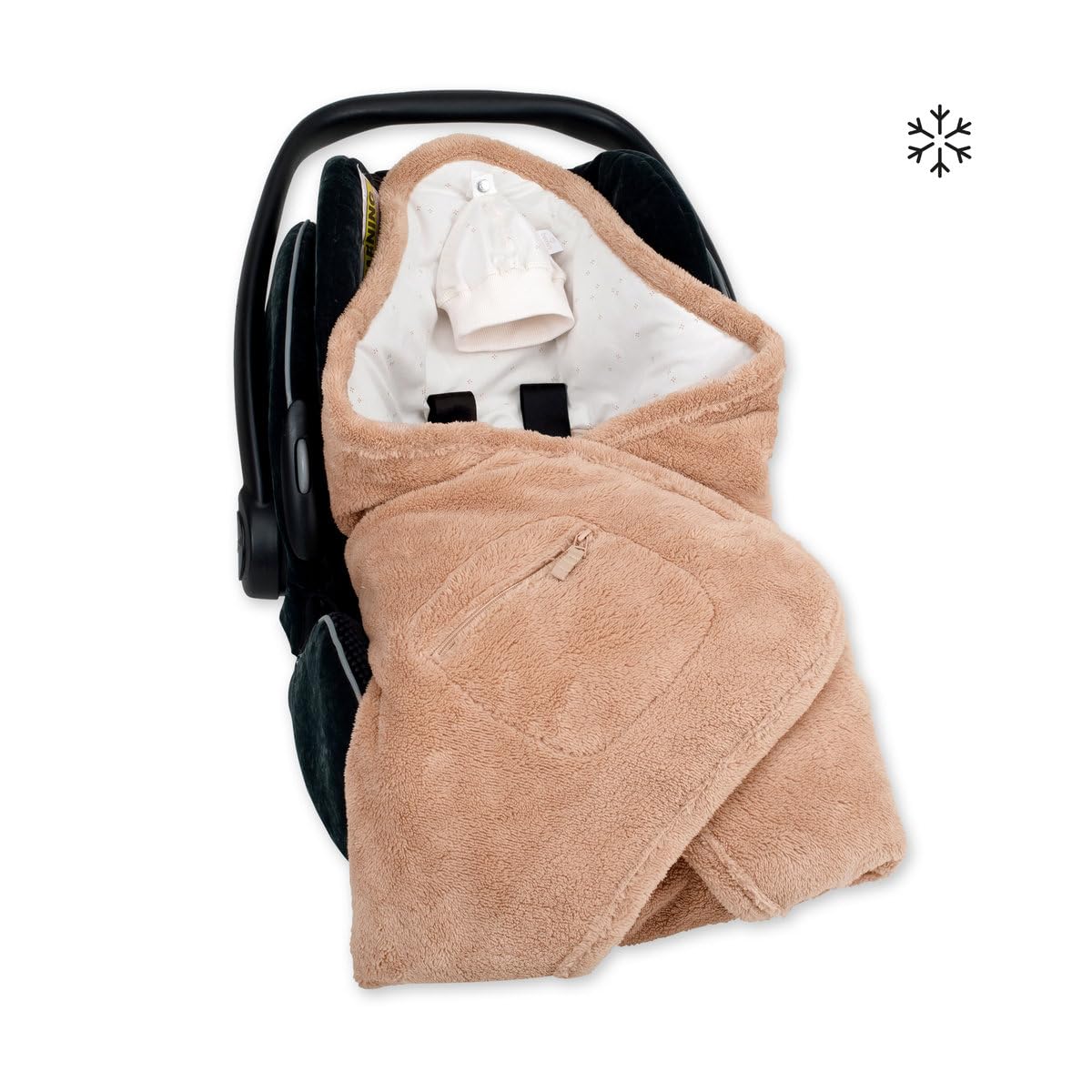 Nid d'ange 0-12 mois Pady softy et jersey Naturel - Bemini