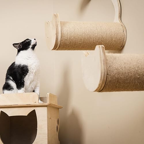 Miniatura 7 de On2Pets Skyline - Rascador para gatos de alta calidad, fabricado en Estados Unidos, rascadores para gatos de interior