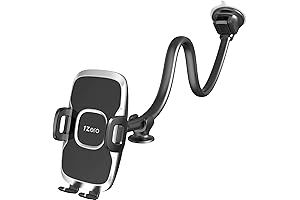 FLOVEME Solid Car Phone Mount Holder with 14 Inch Gooseneck