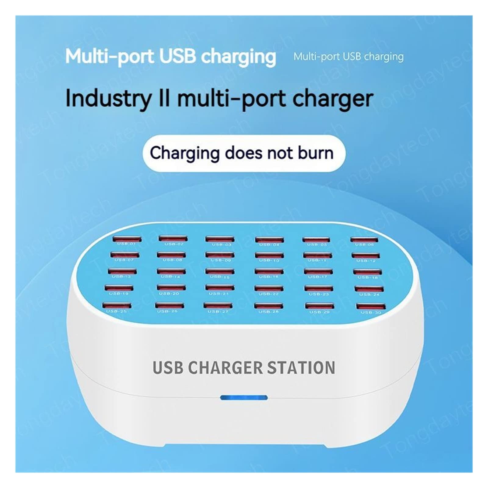 Stacja ładowania, Uniwersalna ładowarka 160W Multi USB 30-portowa stacja szybkiego ładowania USB(160W 24 Port)
