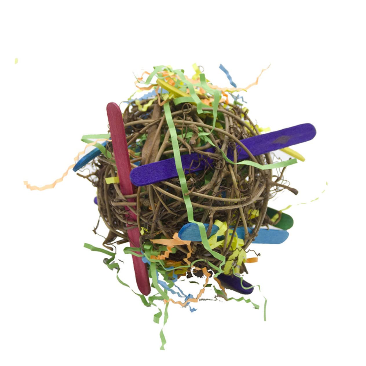 Beavorty 9pièces Jouets à Mâcher Raphia pour Oiseaux Vigne Naturelle pour Perruches Perroquets Cockatiels Et Conures
