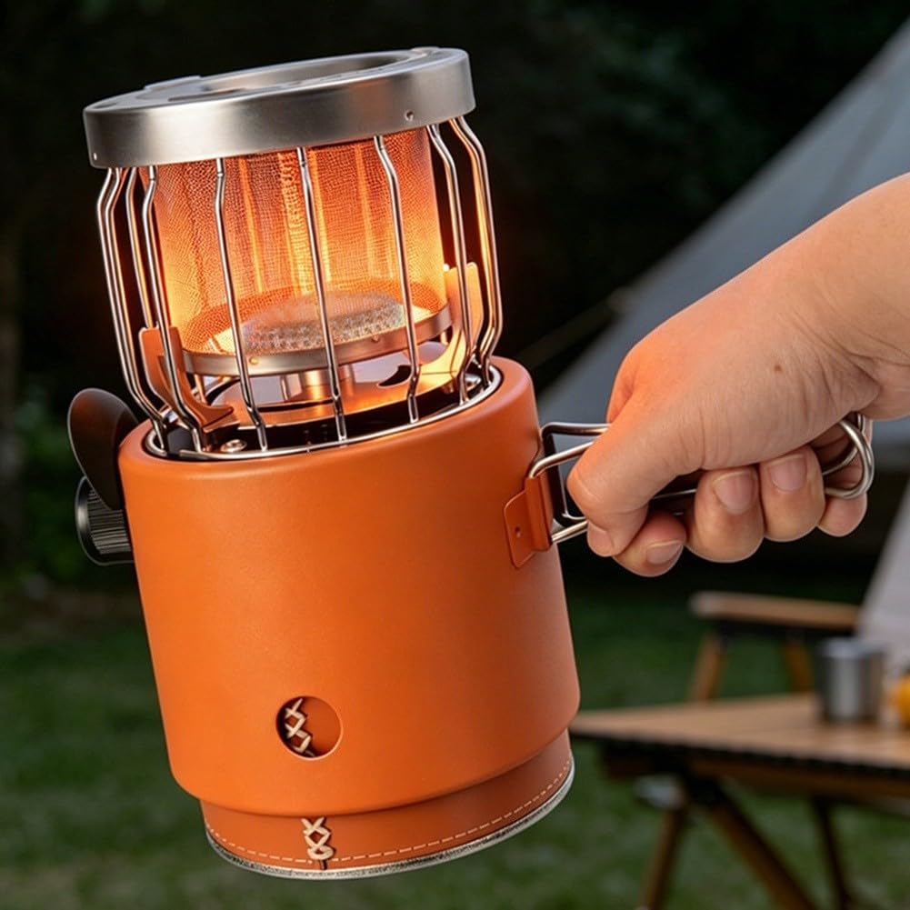Besttoolifes Estufa de Camping para acero Inoxidable al Viento Estufa de Camping