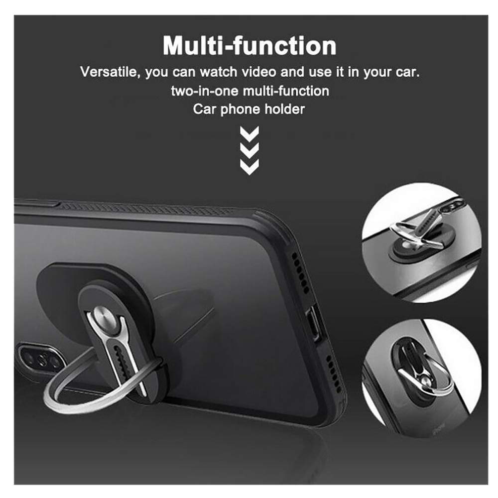 BES-19329 - Sostegni e Supporti - - Supporto anello cellulare smartphone rotazione gancio adesivo antiscivolo ring