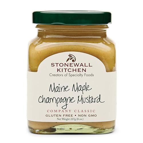Stonewall Kitchen Maine Maple Champagne Mostaza, 8 onzas