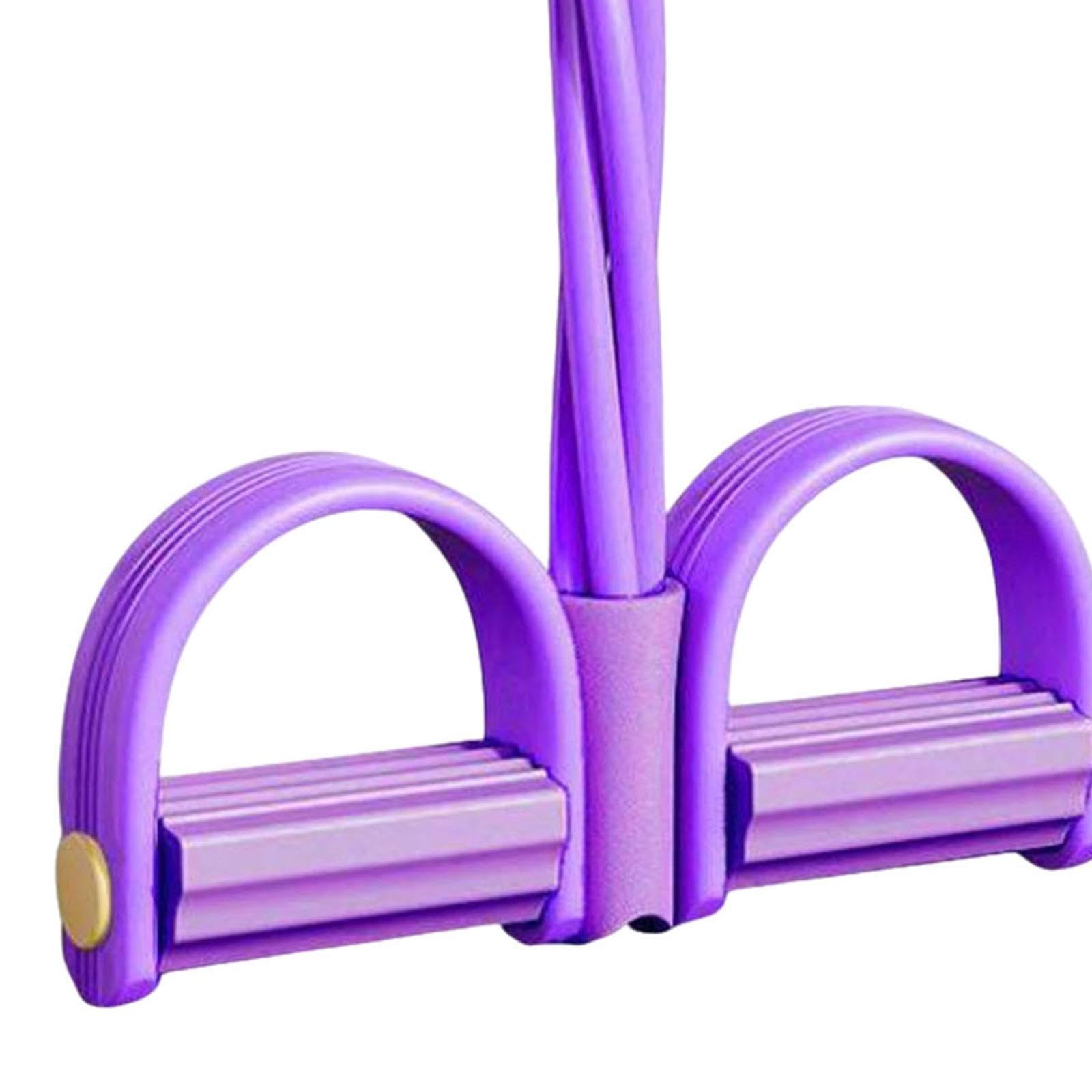 CALANDIS™ Pedal Resistance Band Sit up Pull Rope for Abdomen Strength Training Workout Purple | Resistance Trainers | Fitness Equipment & Gear | Fitness, Running & Yoga-image-14
