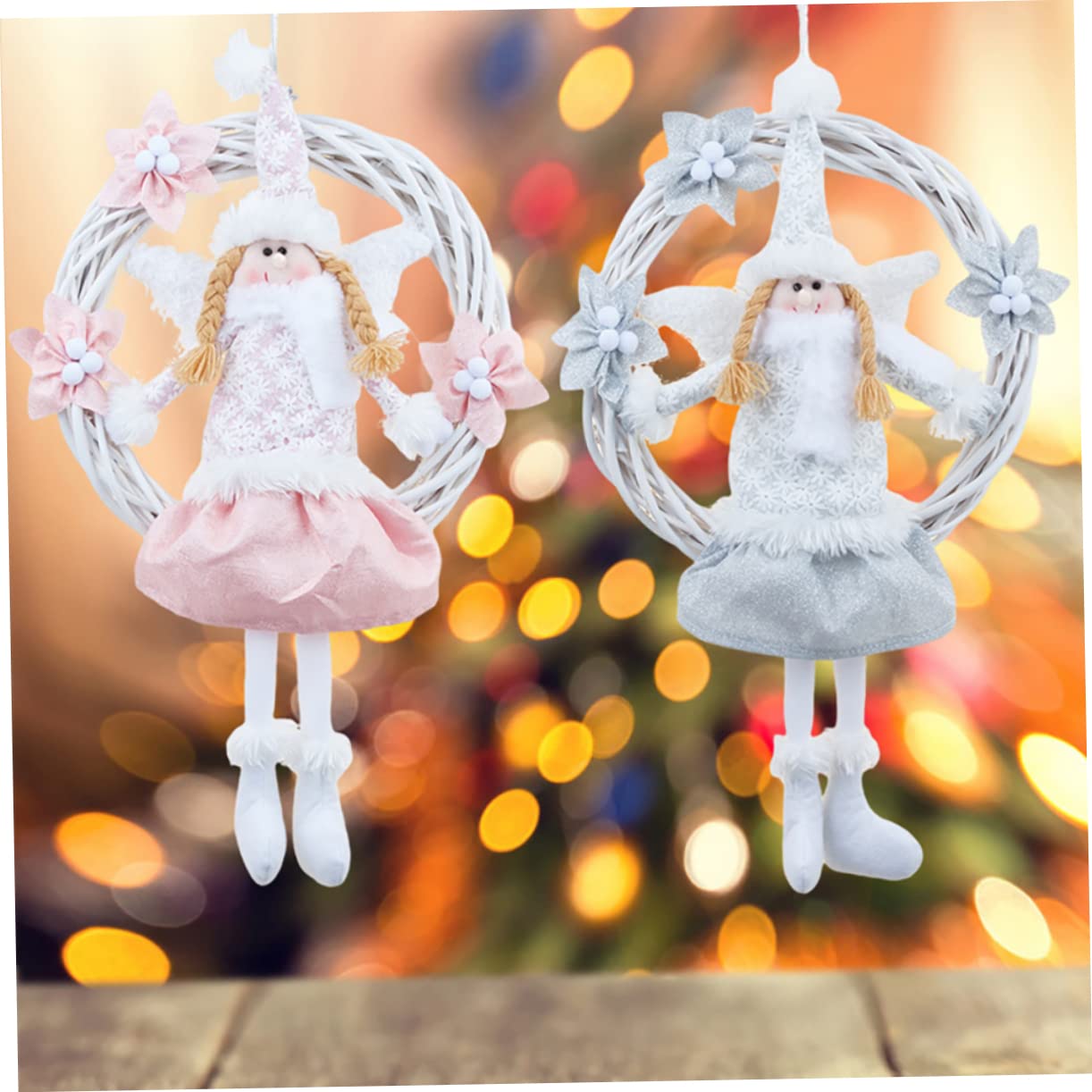 Colgante Ángel para Decoración Navideña Navideña para Colgar Puerta o Pared De Fiesta