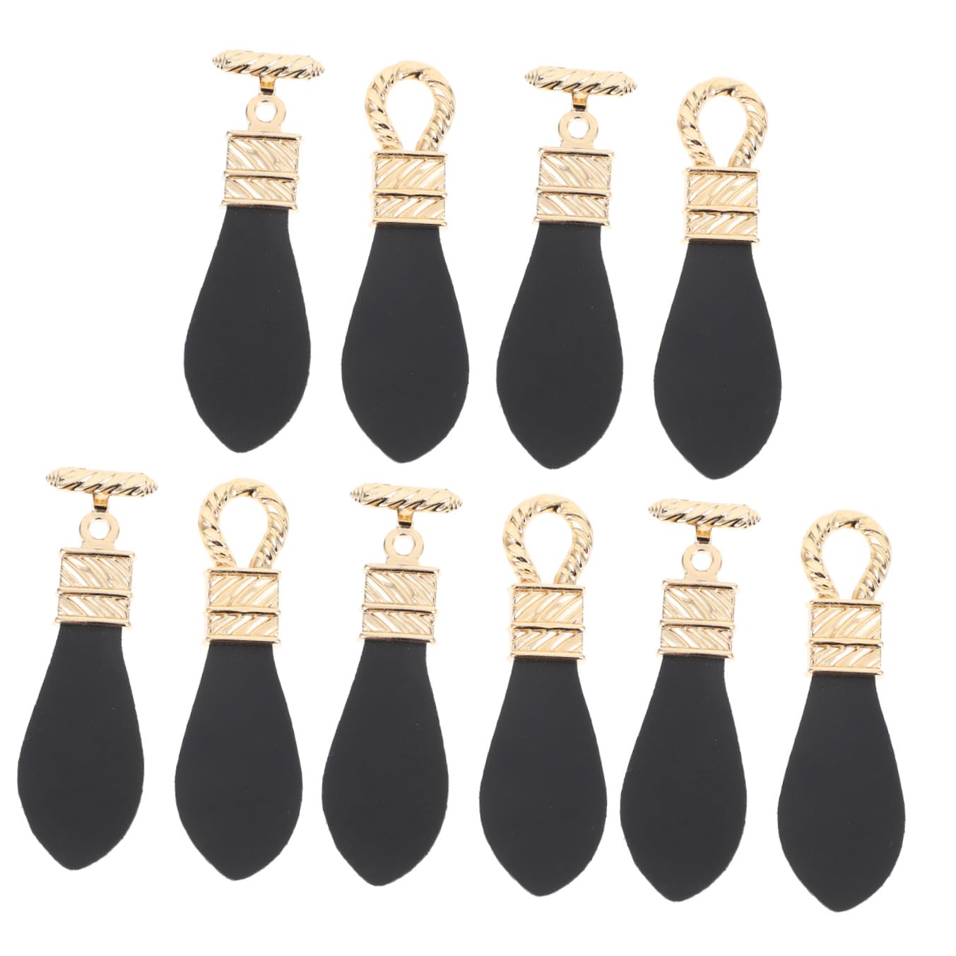 NUOBESTY 15paia Fibbia Pu Per Cinture e Cappotti Di Chiusure Per Abbigliamento Pelle Sintetica Accessori Per e Chiusura Per Cappotto e Giacca Design Semplice e Resistente Elegante